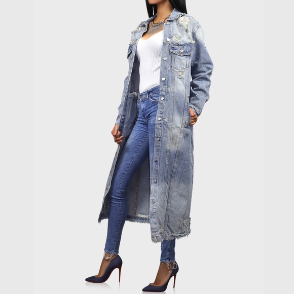 Oversized Jean jacket - Picture 2 of 3